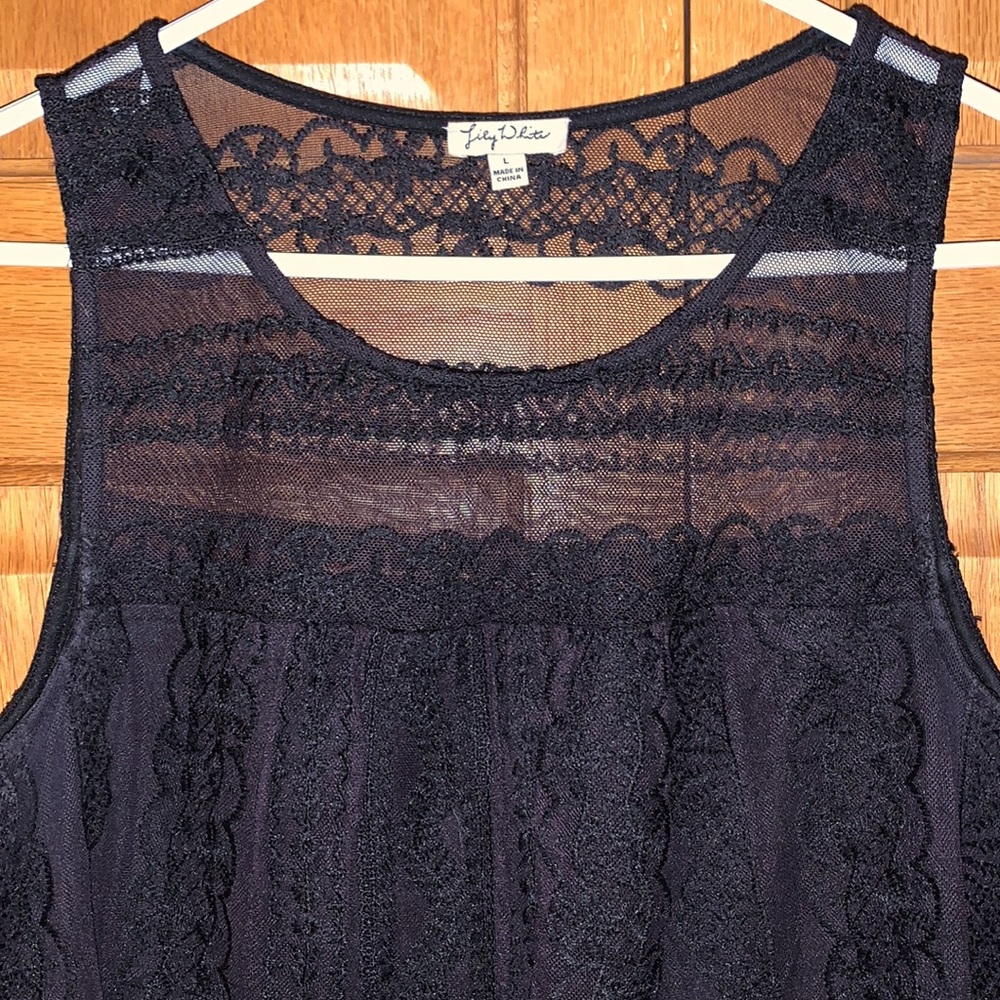 Marshalls Lily White Lace Tank Top - Picture 2 of 4